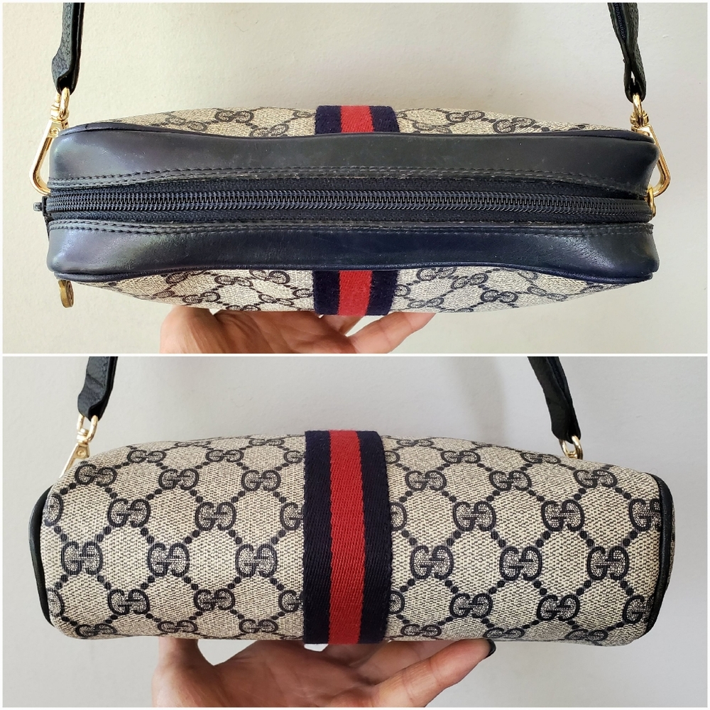 Gucci Navy and Red Crossbody Bag - Picture 8 of 13